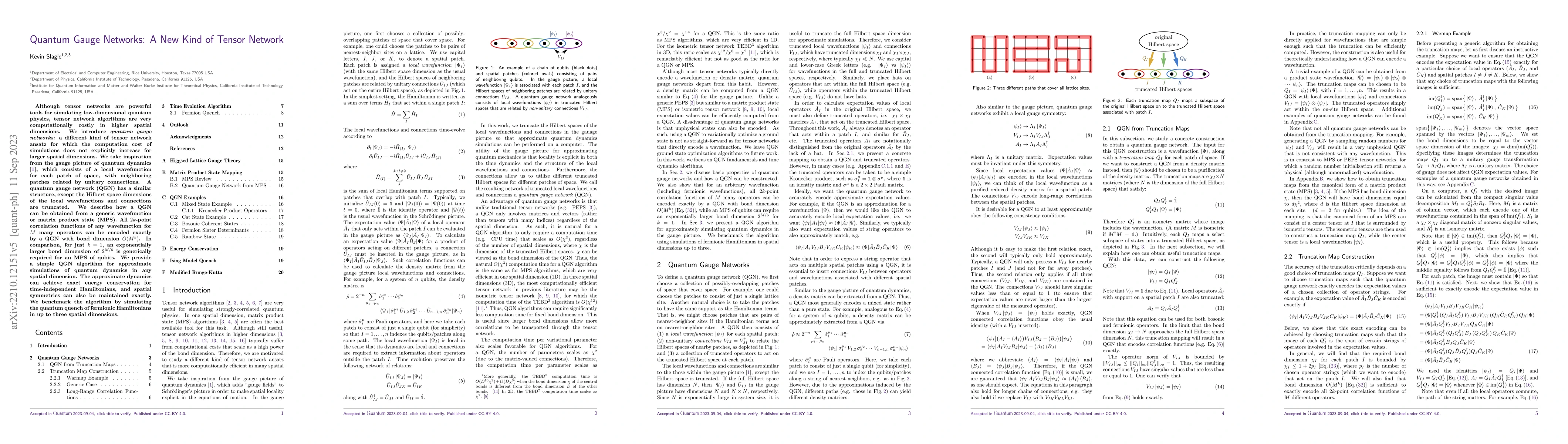 Thumbnail for Quantum Gauge Networks: A New Kind of Tensor Network
