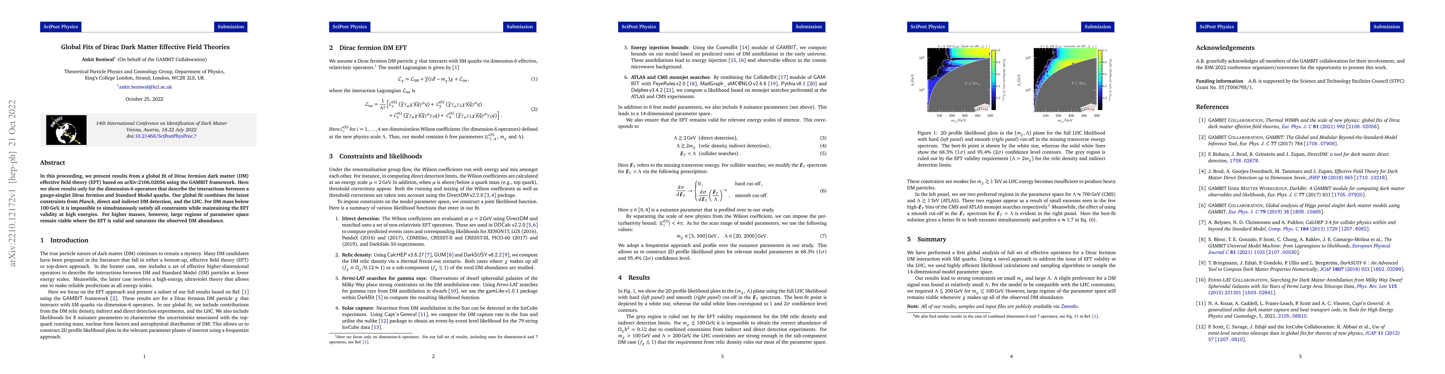 Thumbnail for Global Fits of Dirac Dark Matter Effective Field Theories