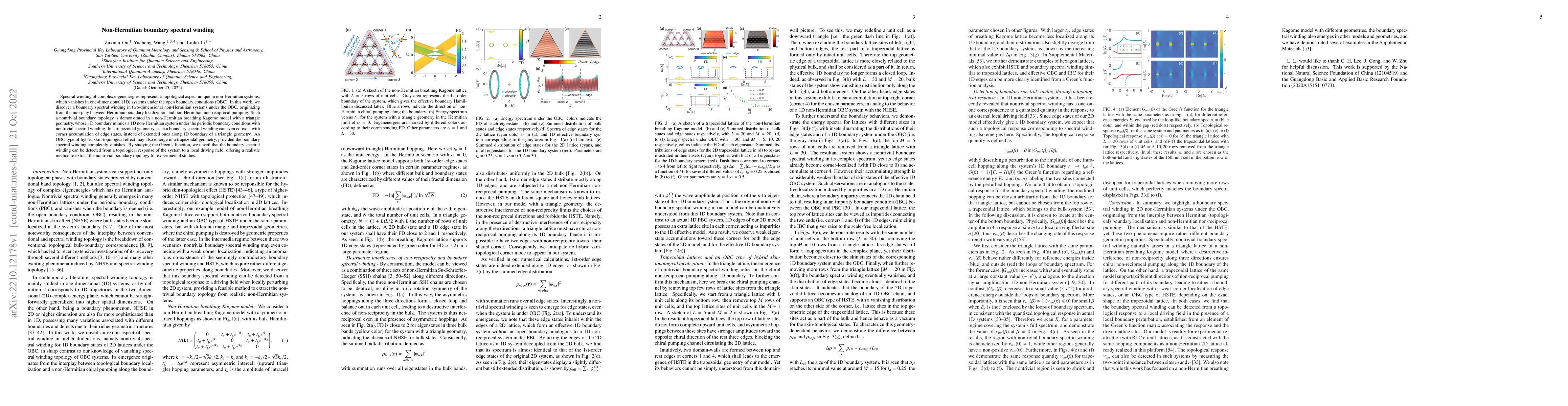 Thumbnail for Non-Hermitian boundary spectral winding
