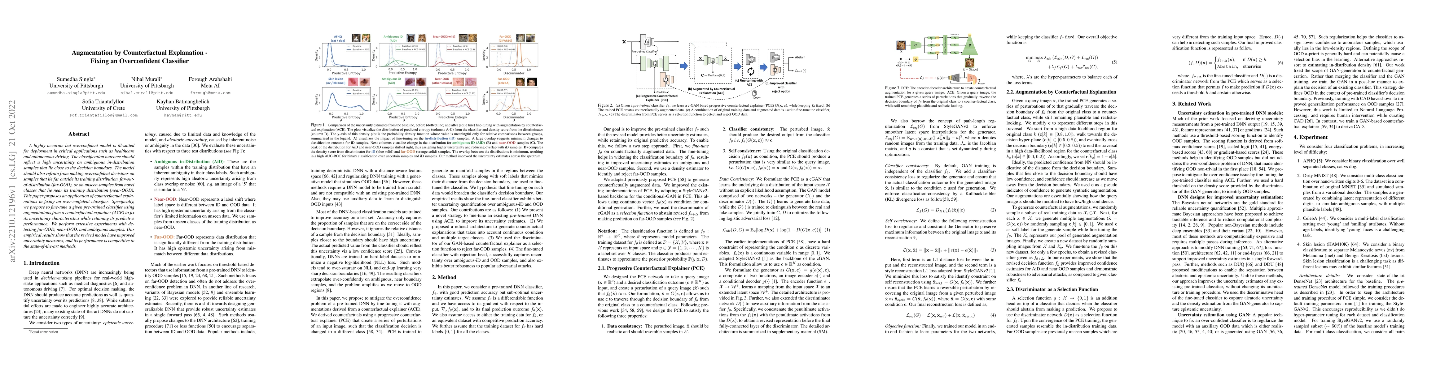 Thumbnail for Augmentation by Counterfactual Explanation -- Fixing an Overconfident
  Classifier