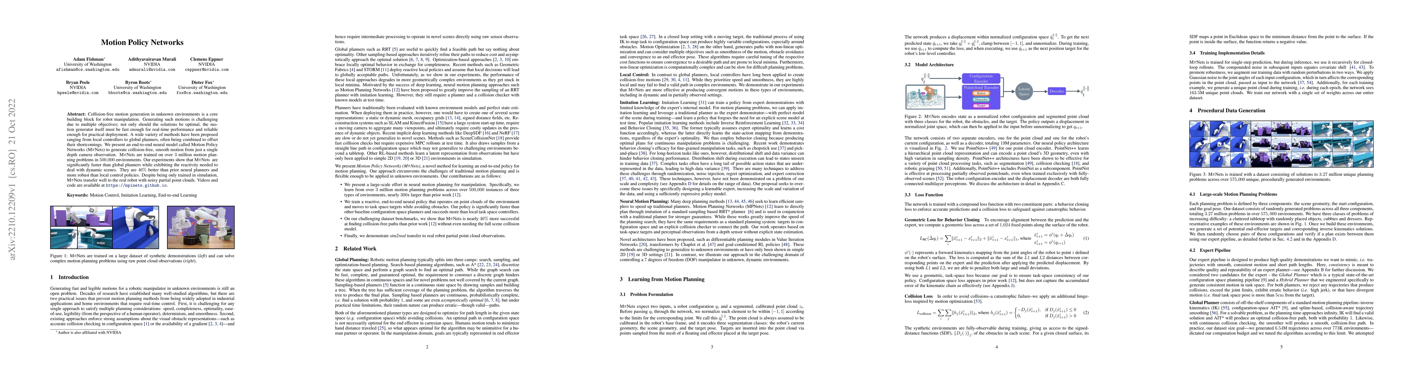 Thumbnail for Motion Policy Networks