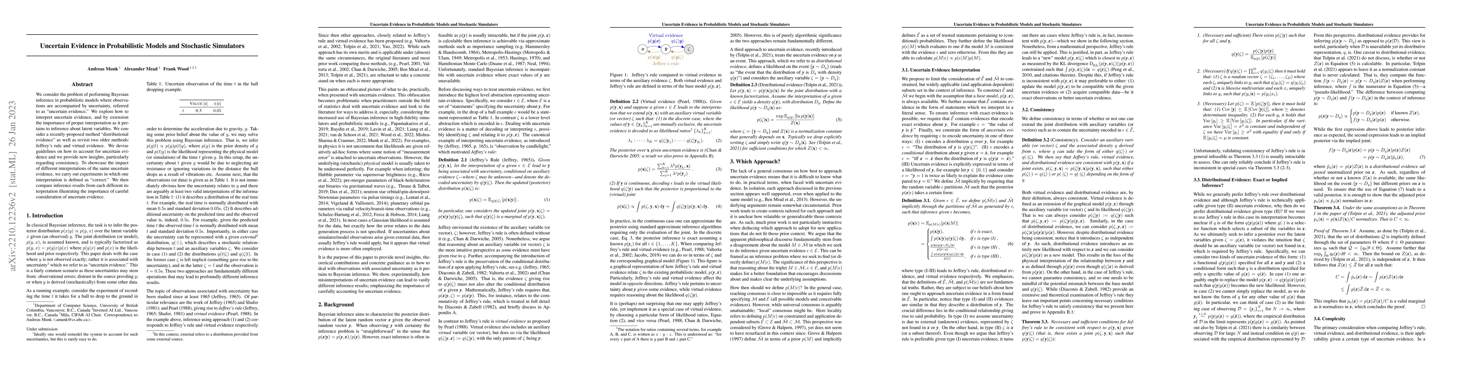 Thumbnail for Uncertain Evidence in Probabilistic Models and Stochastic Simulators