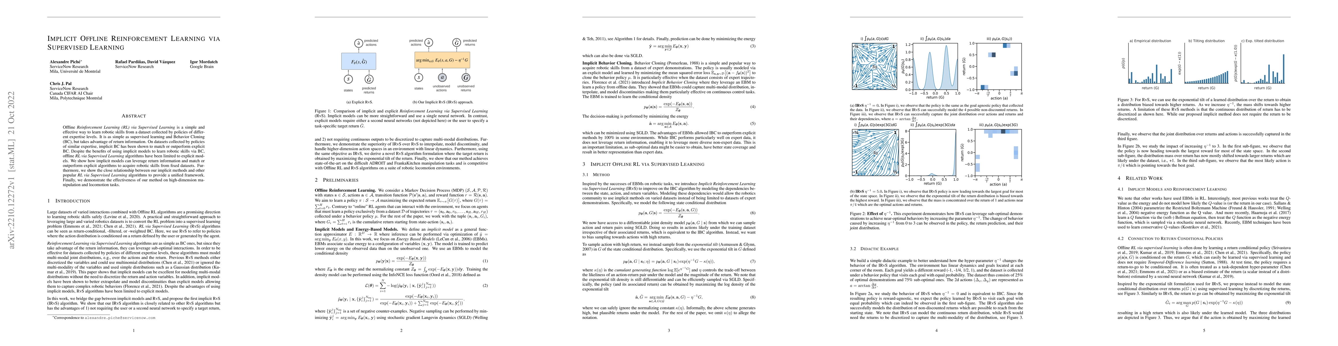 Thumbnail for Implicit Offline Reinforcement Learning via Supervised Learning