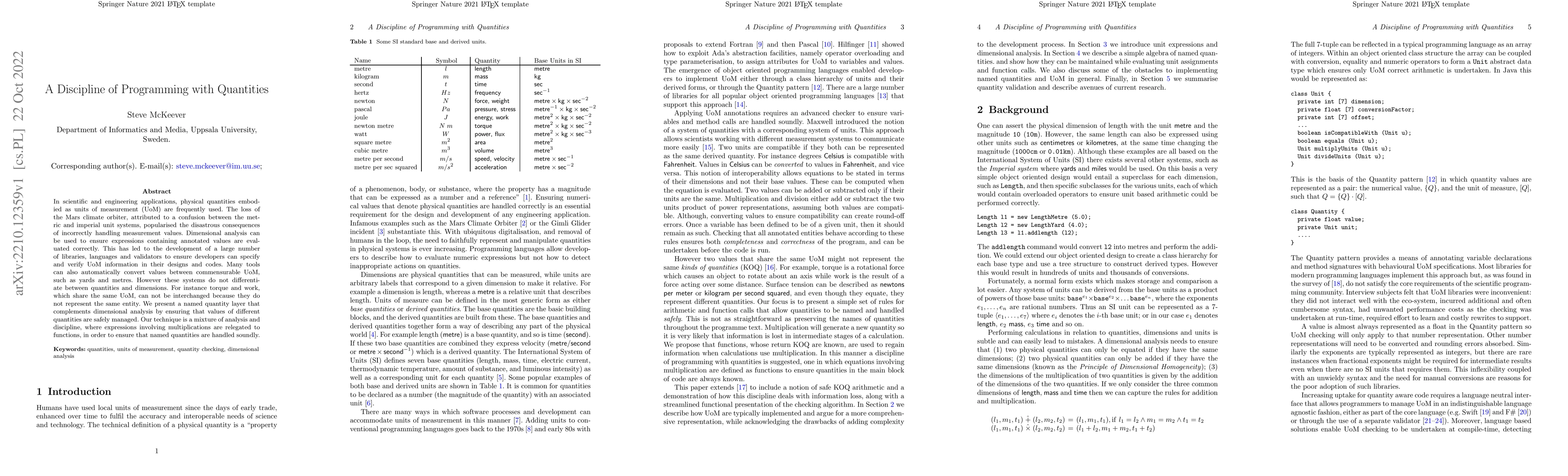 Thumbnail for A Discipline of Programming with Quantities