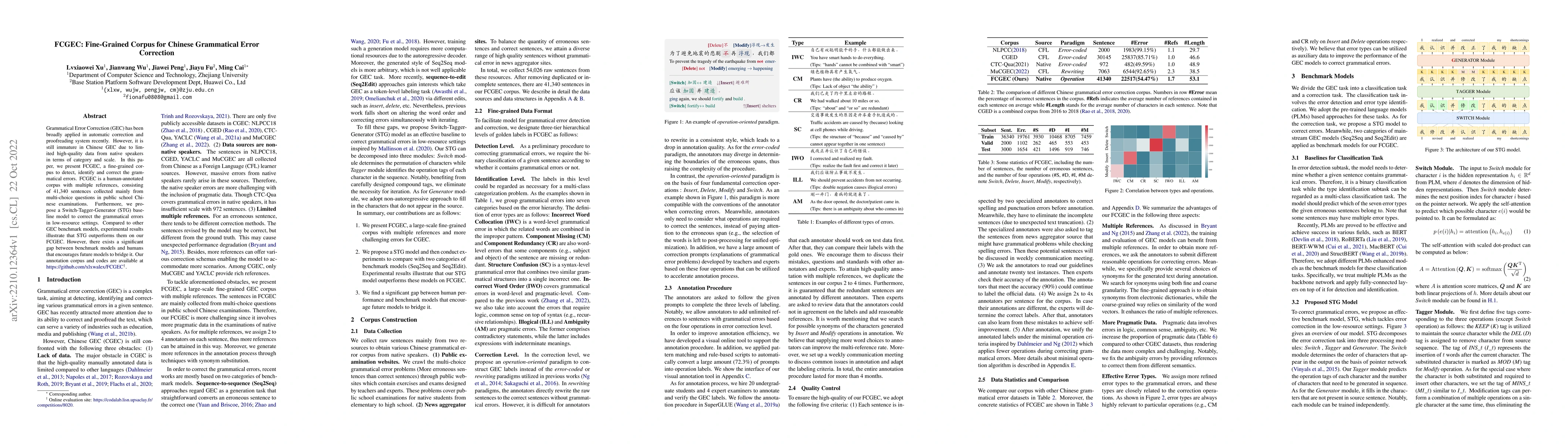 Thumbnail for FCGEC: Fine-Grained Corpus for Chinese Grammatical Error Correction