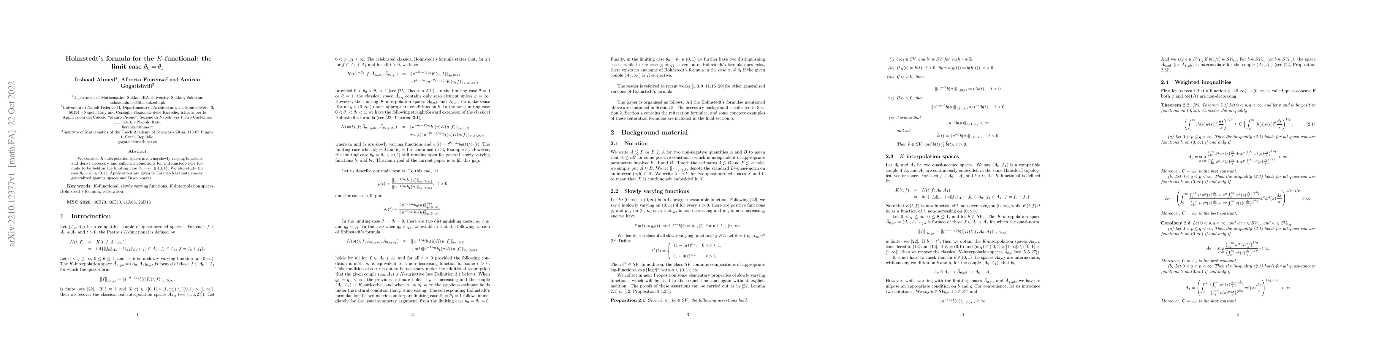 Thumbnail for Holmstedt's formula for the $K$-functional: the limit case
  $\theta_0=\theta_1$