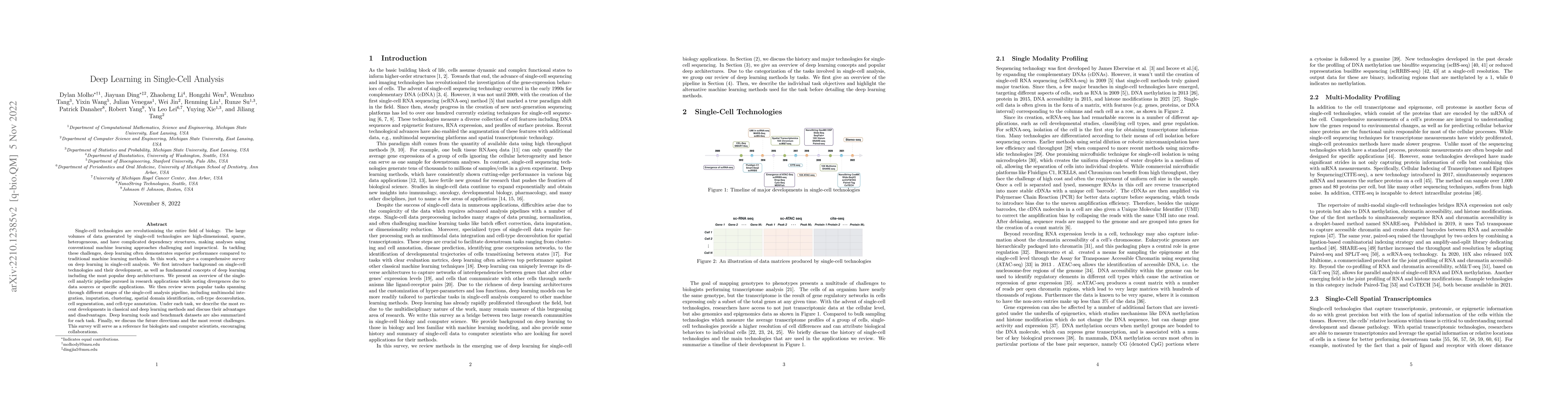 Thumbnail for Deep Learning in Single-Cell Analysis