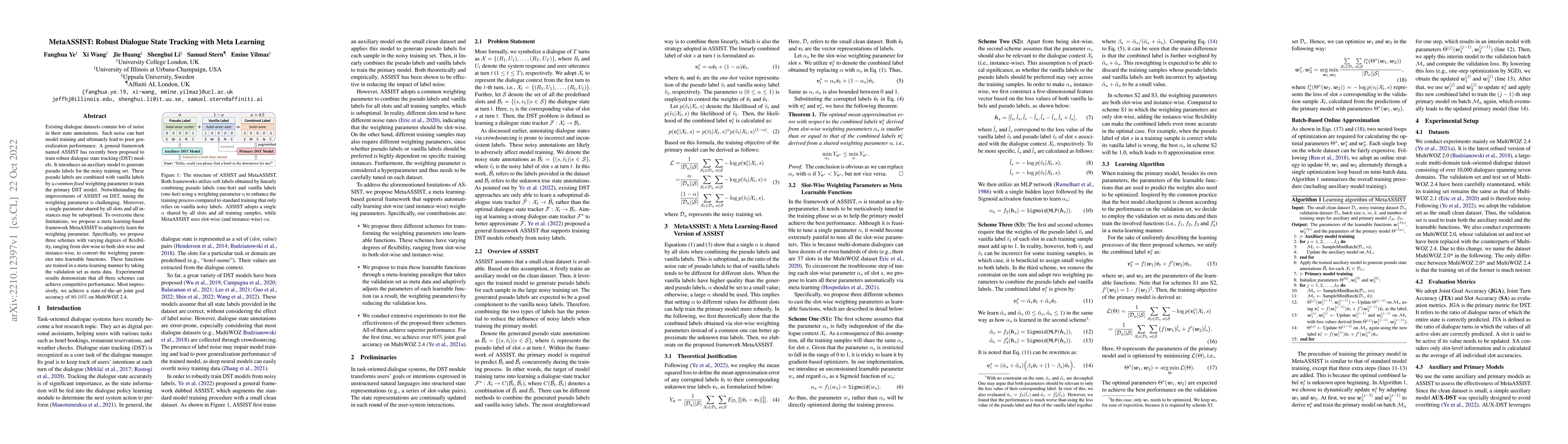 Thumbnail for MetaASSIST: Robust Dialogue State Tracking with Meta Learning