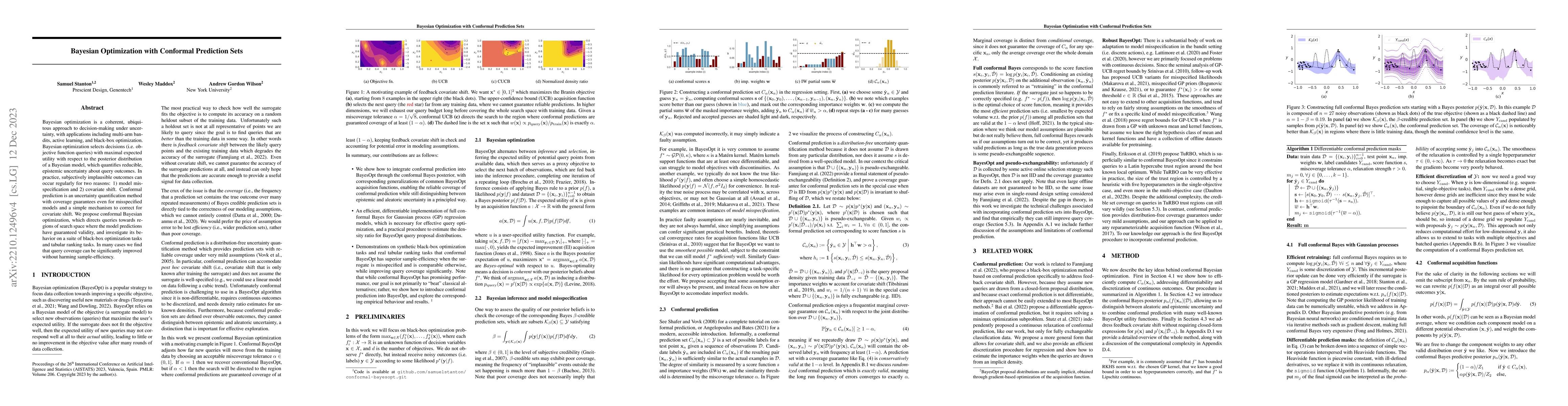 Thumbnail for Bayesian Optimization with Conformal Prediction Sets