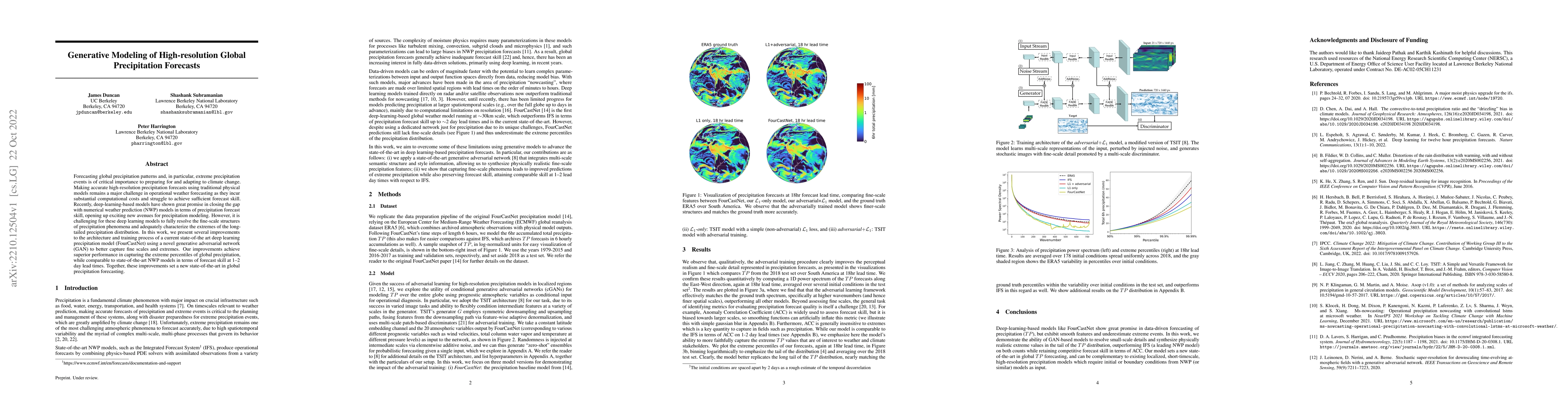 Thumbnail for Generative Modeling of High-resolution Global Precipitation Forecasts