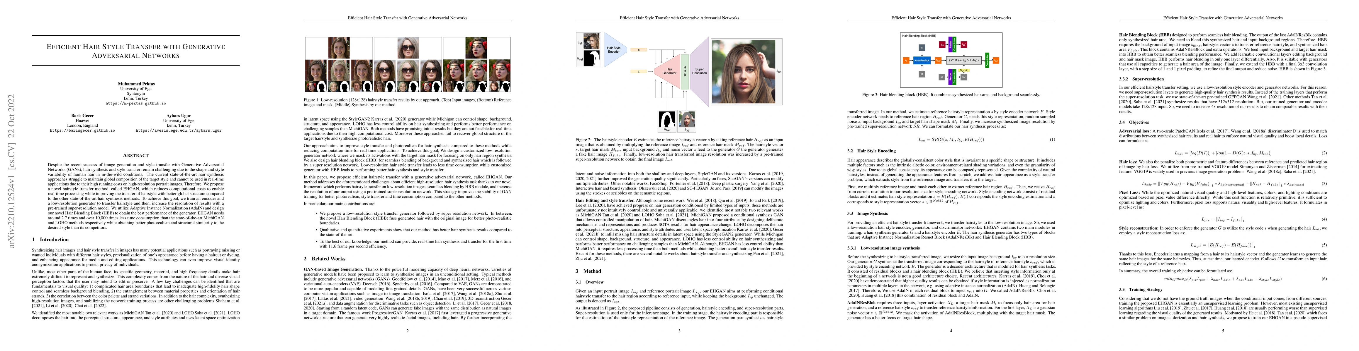 Thumbnail for Efficient Hair Style Transfer with Generative Adversarial Networks