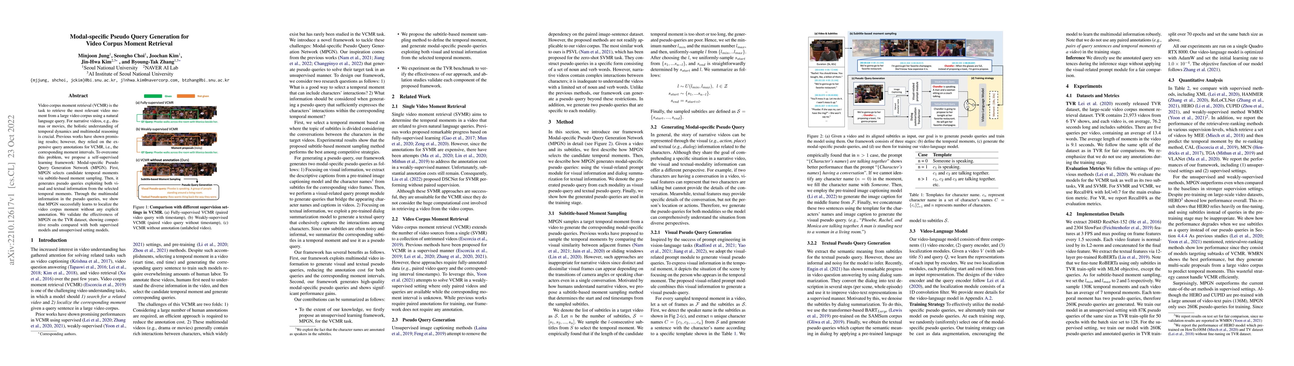 Thumbnail for Modal-specific Pseudo Query Generation for Video Corpus Moment Retrieval
