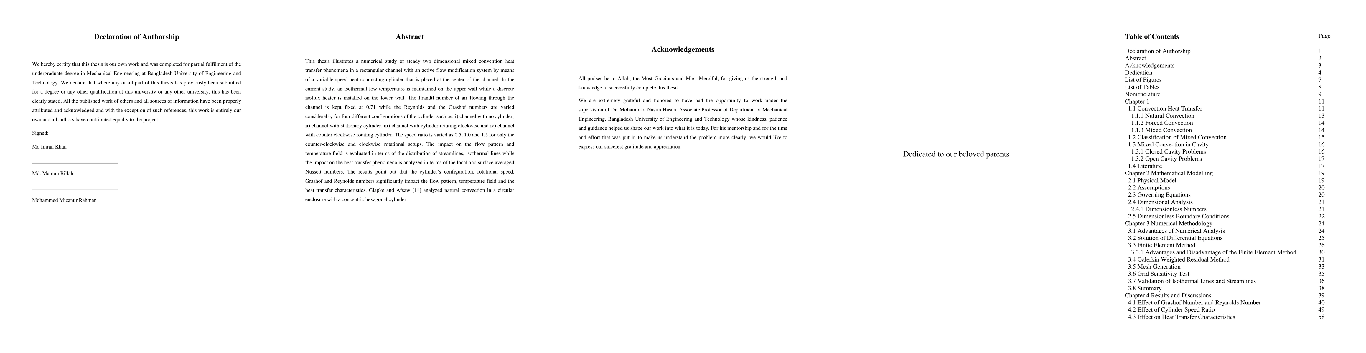Thumbnail for Computational Fluid Dynamics (CFD) analysis of mixed convection heat
  transfer enhancement in a channel with complex rotating obstruction