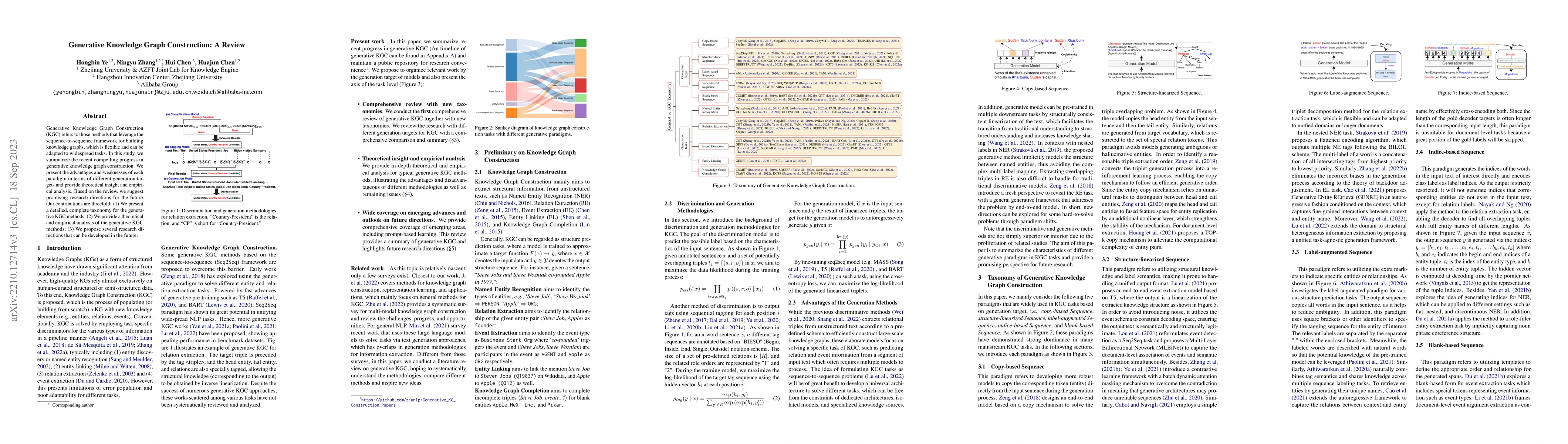 Thumbnail for Generative Knowledge Graph Construction: A Review
