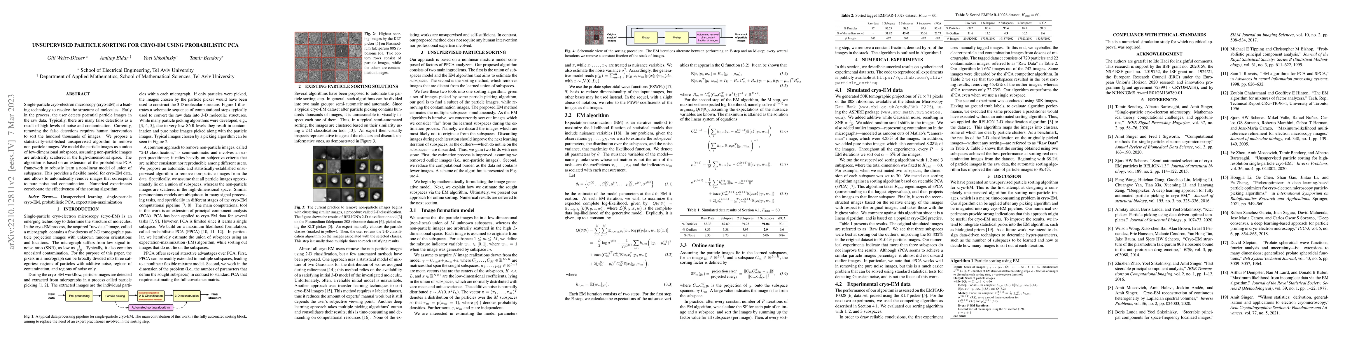 Thumbnail for Unsupervised particle sorting for cryo-EM using probabilistic PCA