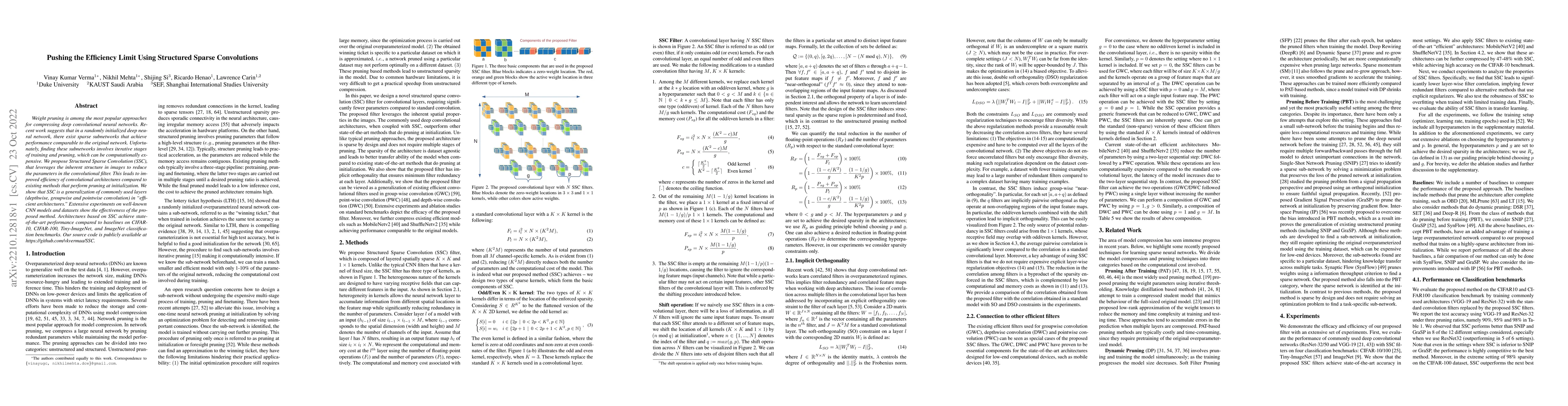 Thumbnail for Pushing the Efficiency Limit Using Structured Sparse Convolutions