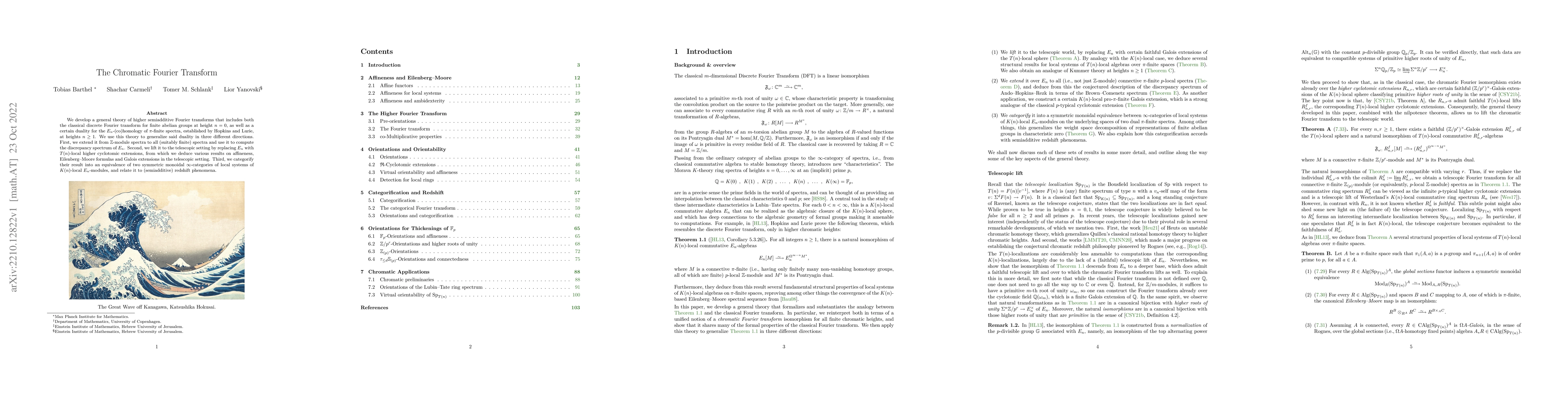 Thumbnail for The Chromatic Fourier Transform