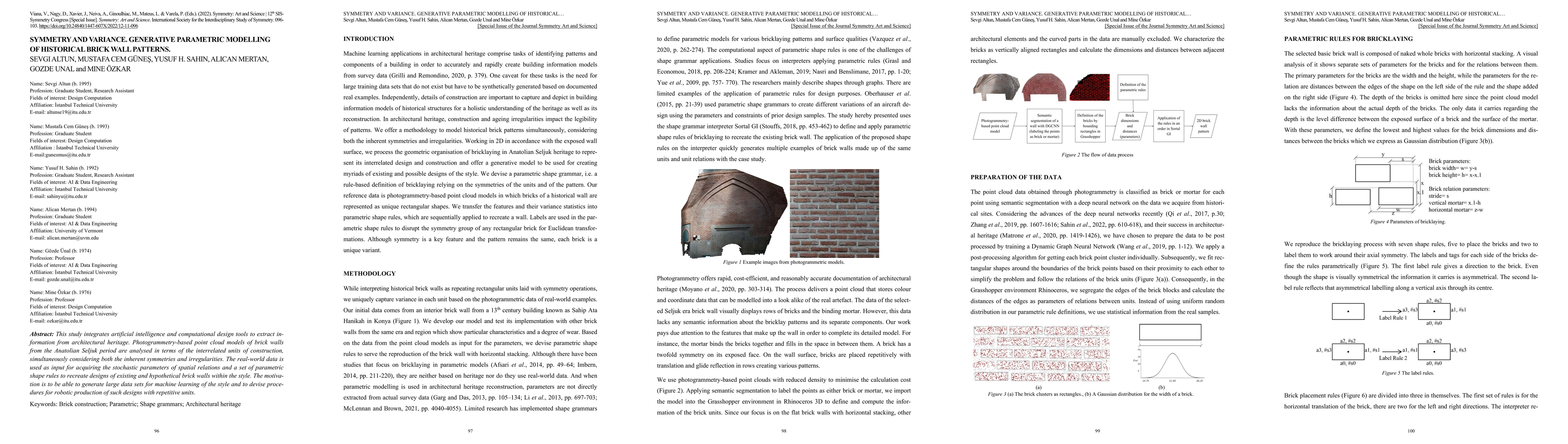 Thumbnail for Symmetry and Variance: Generative Parametric Modelling of Historical
  Brick Wall Patterns