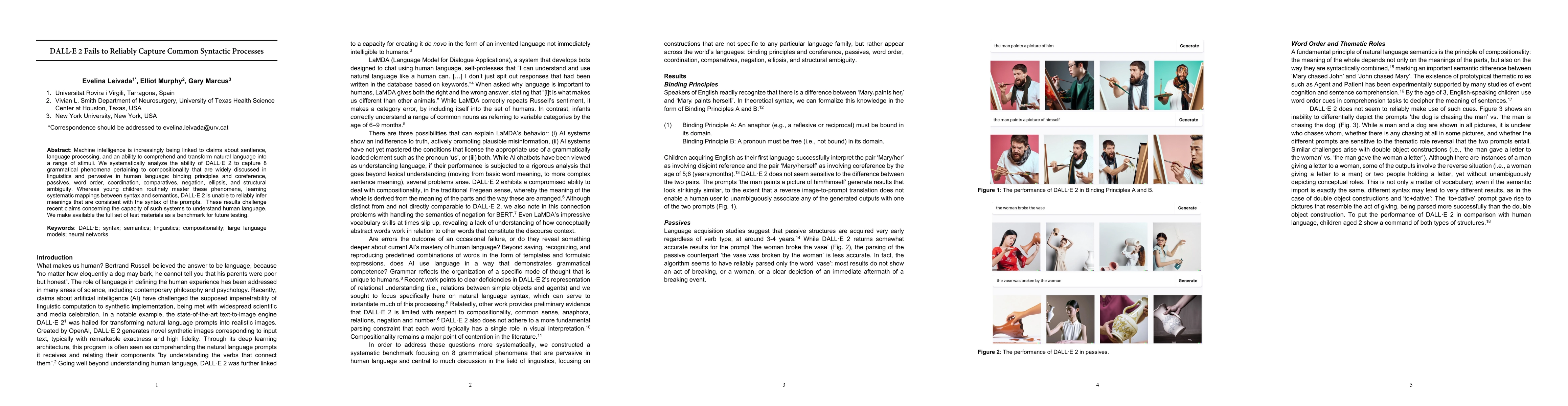 Thumbnail for DALL-E 2 Fails to Reliably Capture Common Syntactic Processes