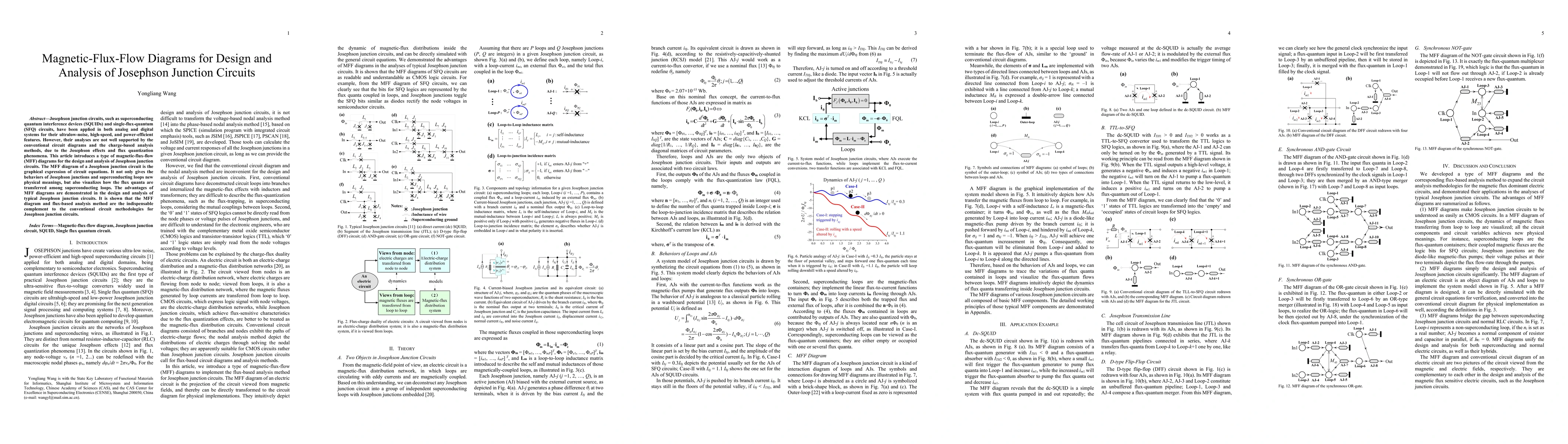Thumbnail for Magnetic-Flux-Flow Diagrams for Design and Analysis of Josephson
  Junction Circuits