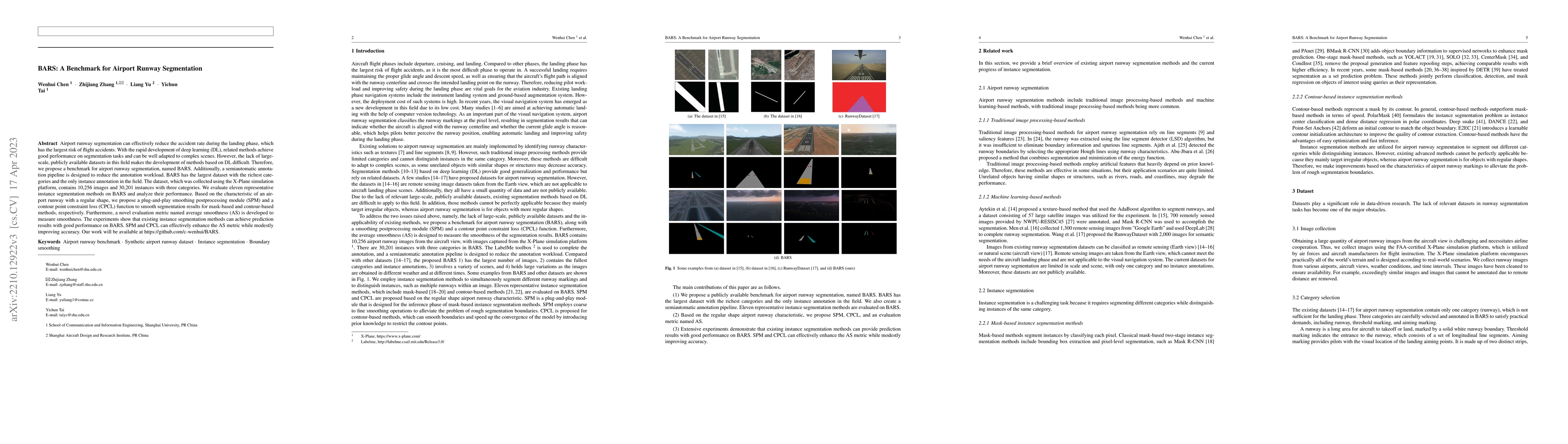Thumbnail for BARS: A Benchmark for Airport Runway Segmentation