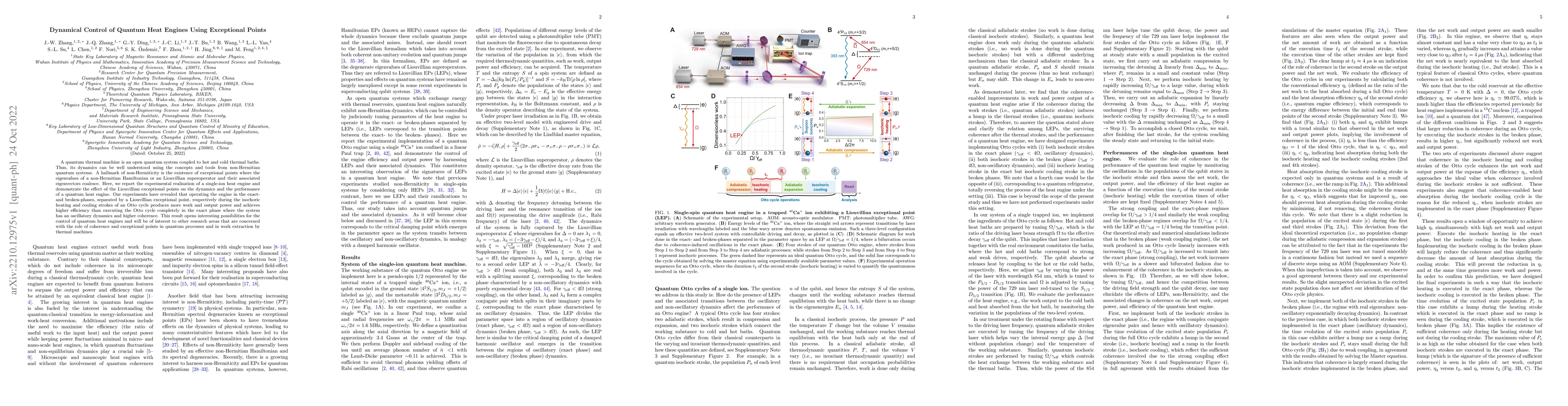 Thumbnail for Dynamical Control of Quantum Heat Engines Using Exceptional Points
