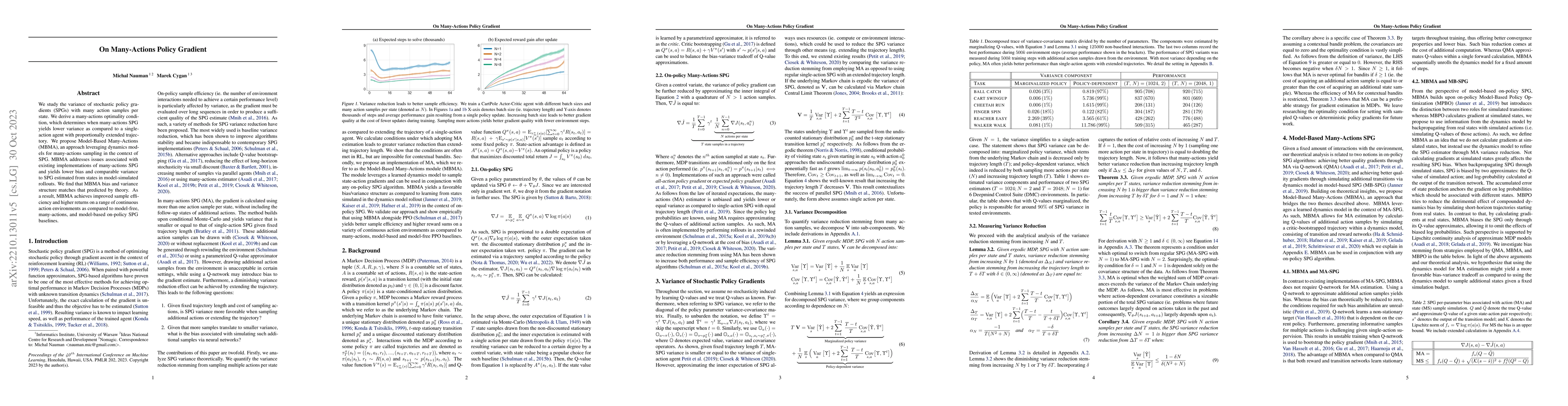 Thumbnail for On Many-Actions Policy Gradient