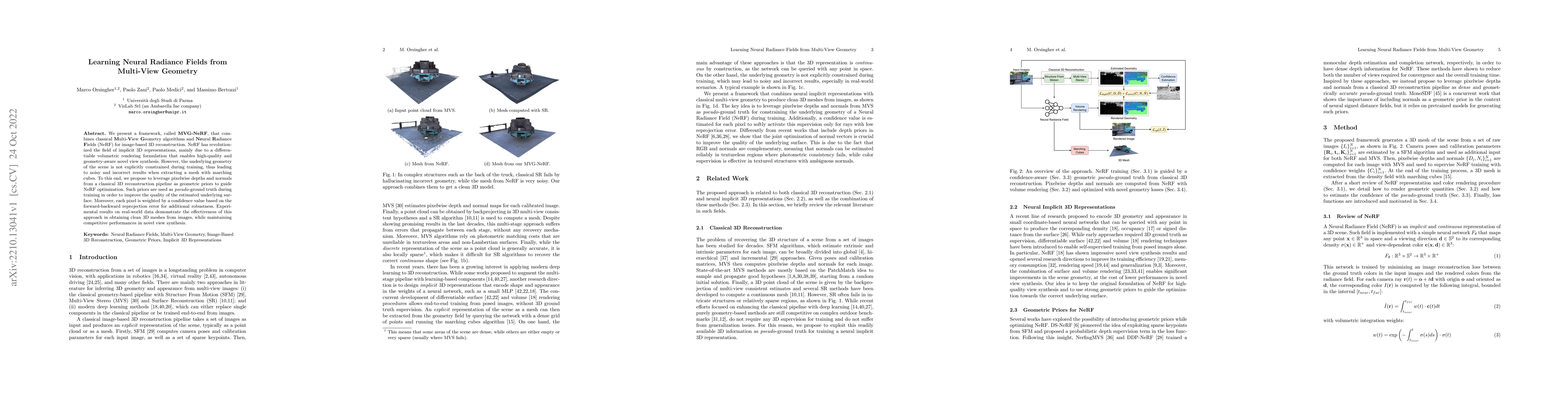 Thumbnail for Learning Neural Radiance Fields from Multi-View Geometry