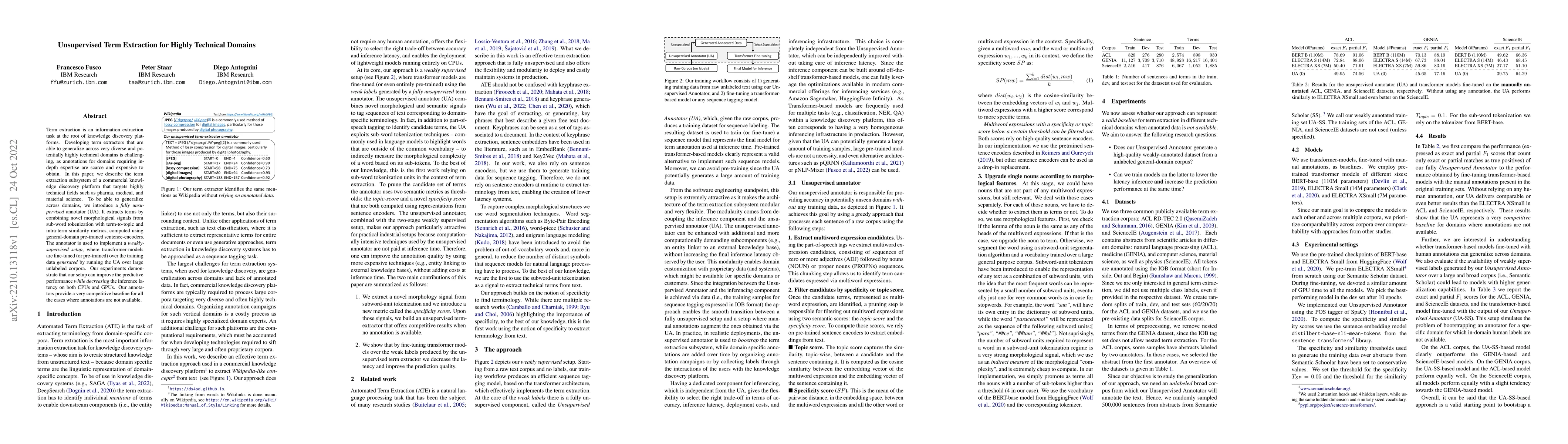 Thumbnail for Unsupervised Term Extraction for Highly Technical Domains
