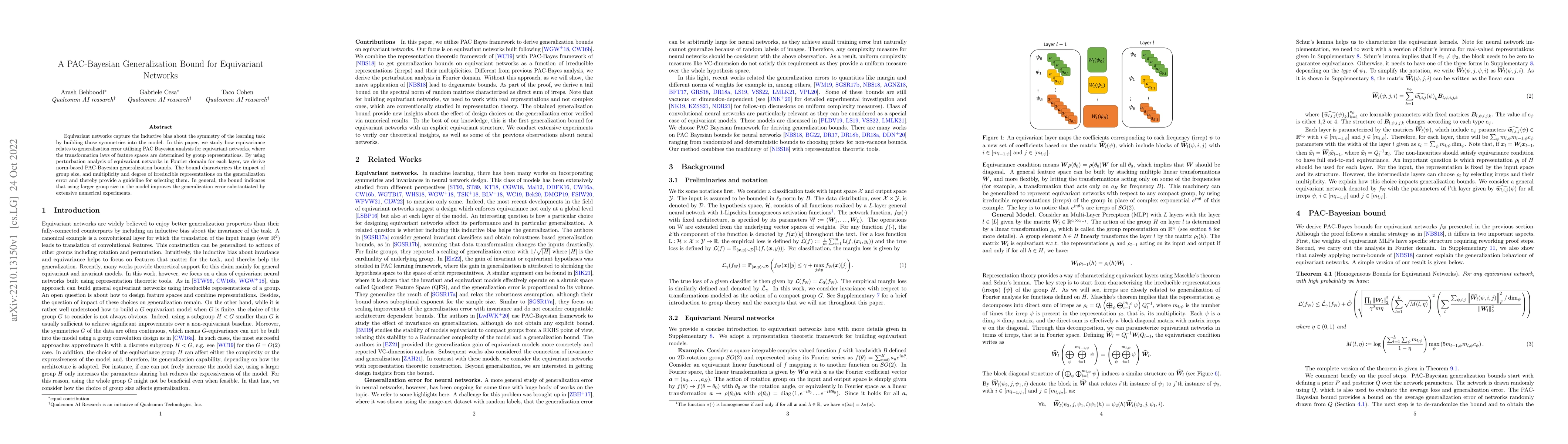 Thumbnail for A PAC-Bayesian Generalization Bound for Equivariant Networks