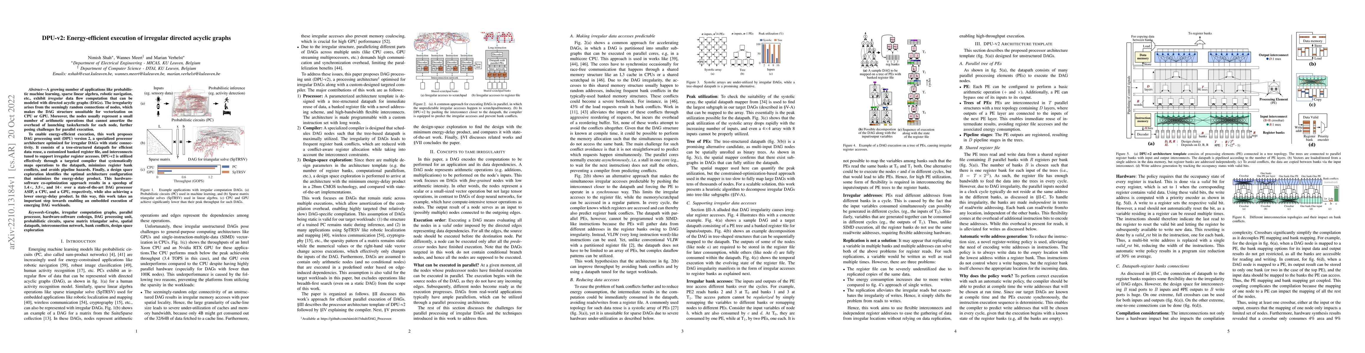 Thumbnail for DPU-v2: Energy-efficient execution of irregular directed acyclic graphs