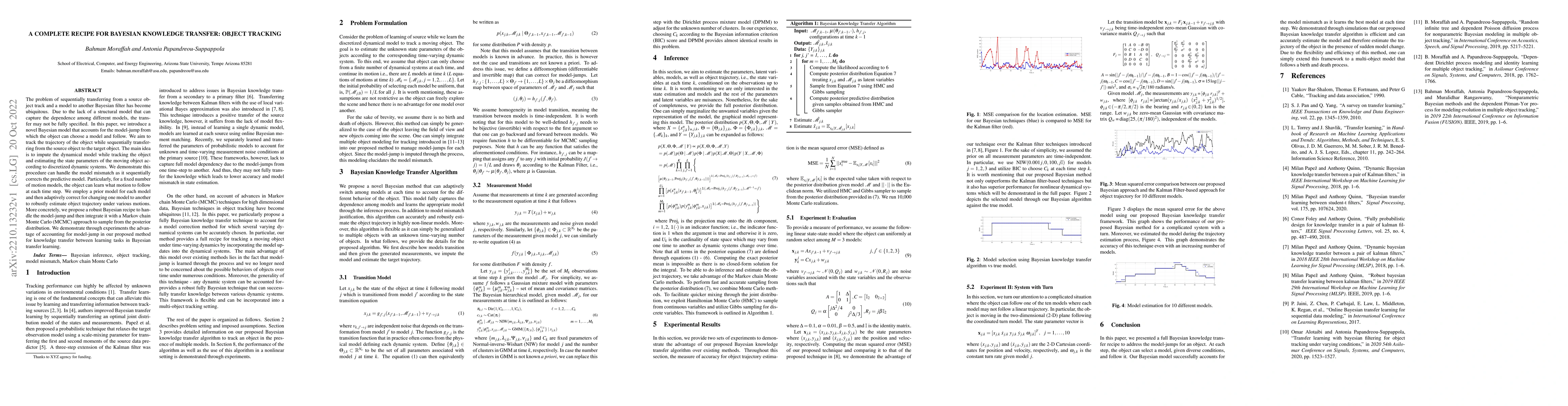 Thumbnail for A Complete Recipe for Bayesian Knowledge Transfer: Object Tracking