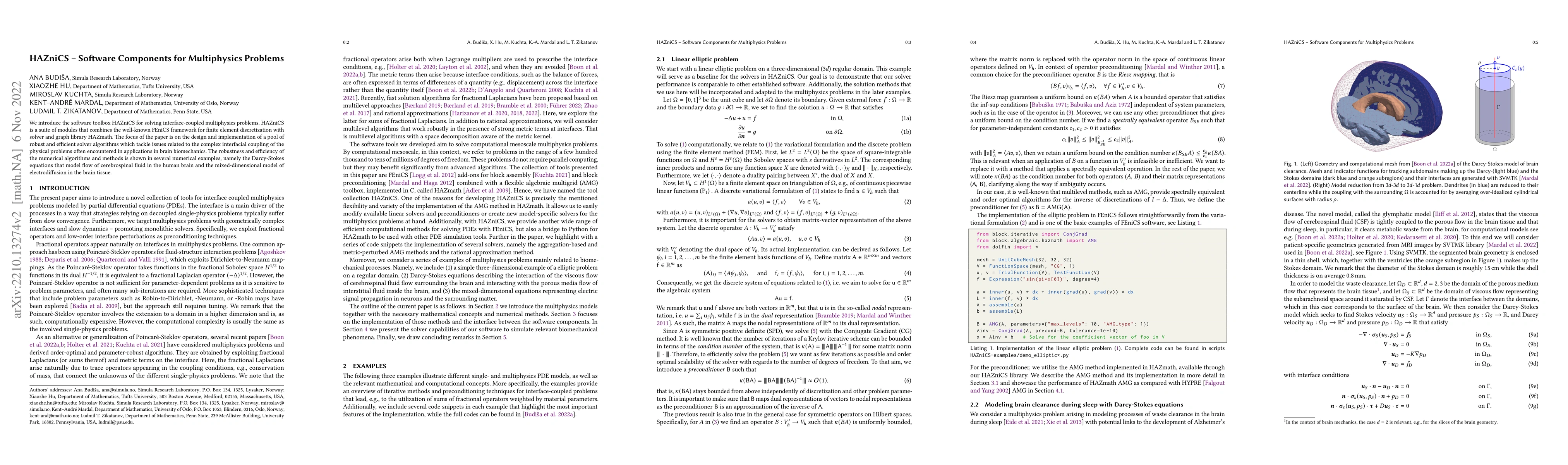 Thumbnail for HAZniCS -- Software Components for Multiphysics Problems