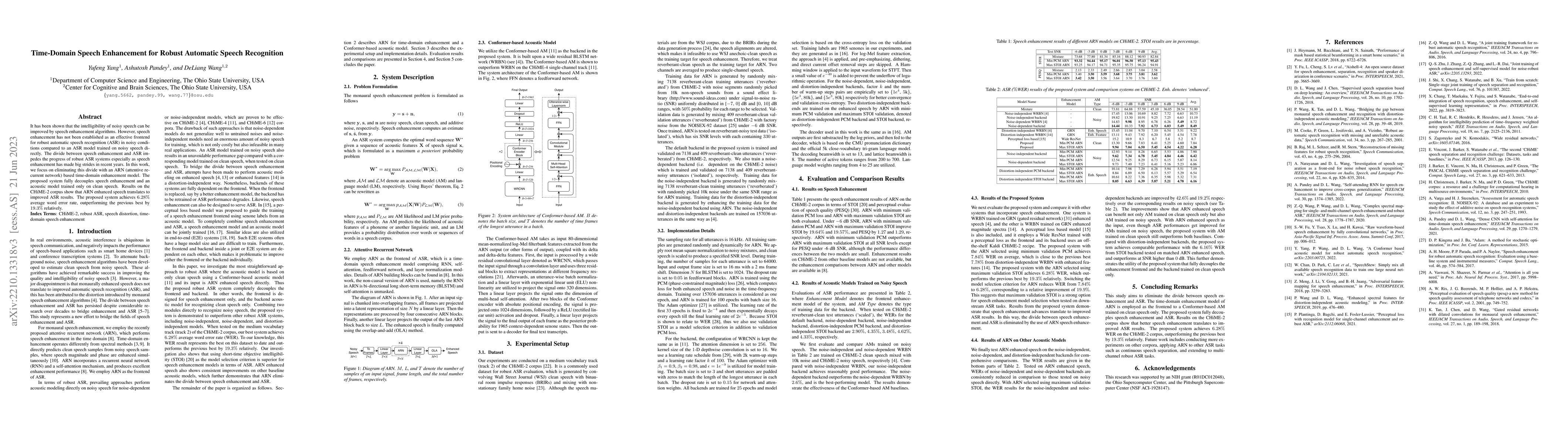 Thumbnail for Time-Domain Speech Enhancement for Robust Automatic Speech Recognition