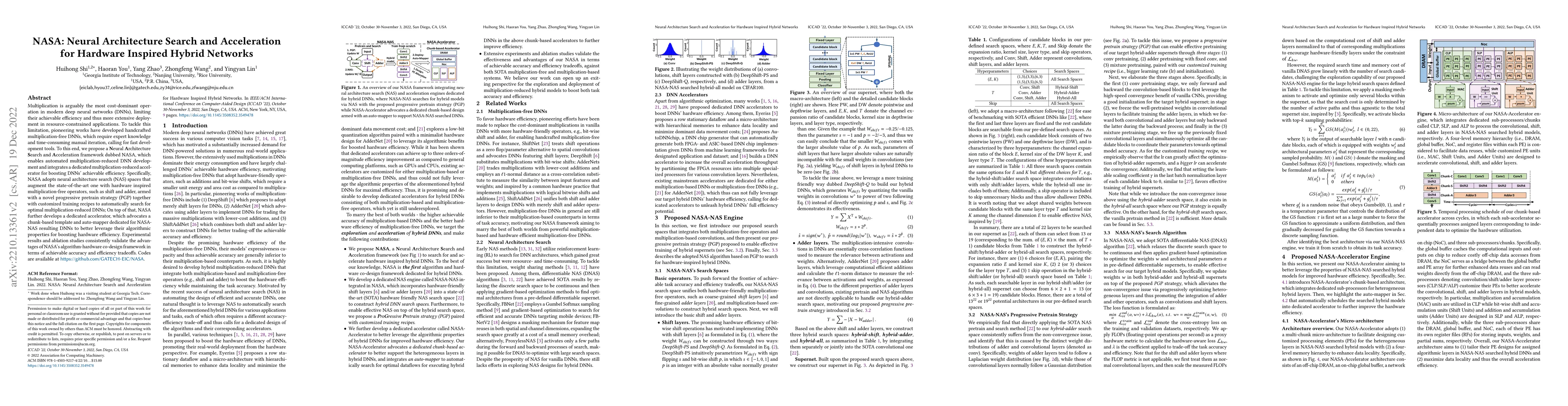 Thumbnail for NASA: Neural Architecture Search and Acceleration for Hardware Inspired
  Hybrid Networks
