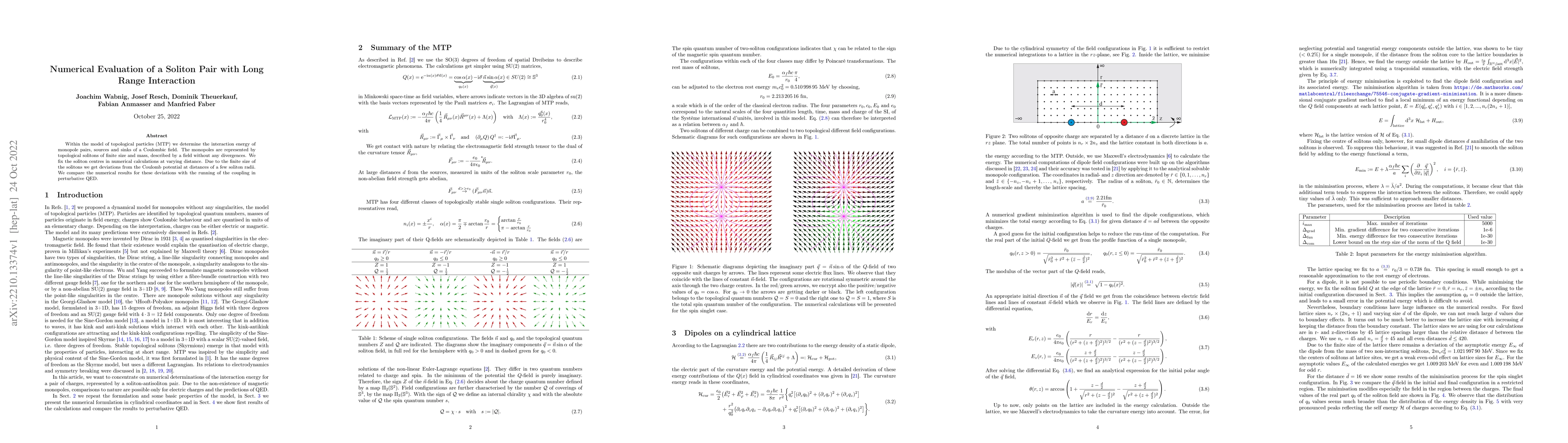 Thumbnail for Numerical Evaluation of a Soliton Pair with Long Range Interaction