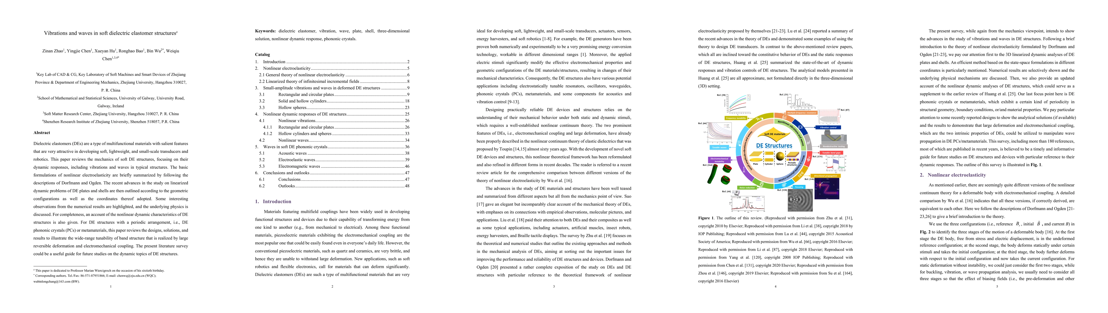 Thumbnail for Vibrations and waves in soft dielectric elastomer structures