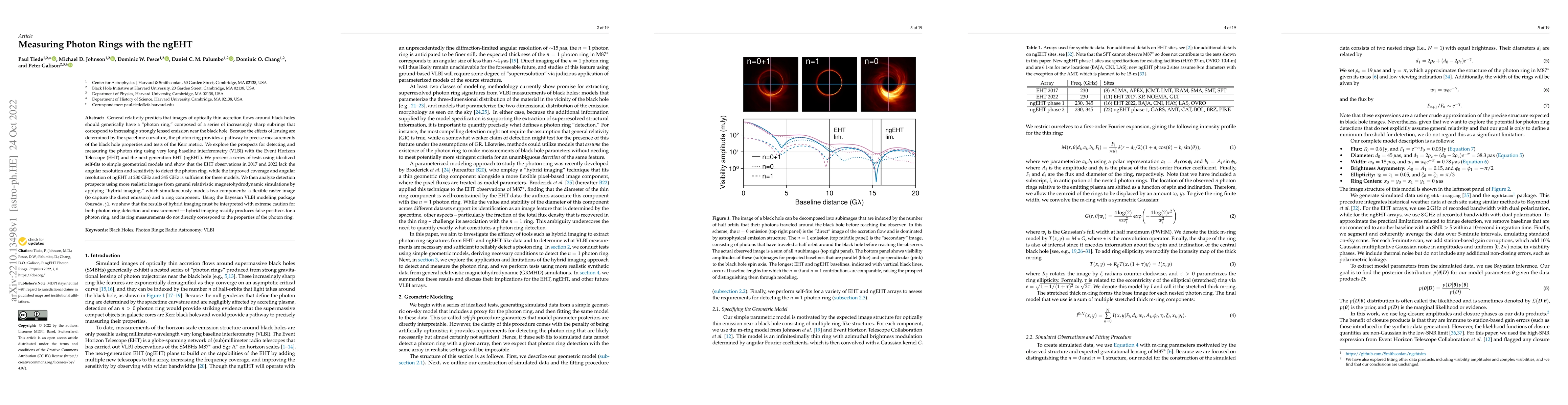 Thumbnail for Measuring Photon Rings with the ngEHT