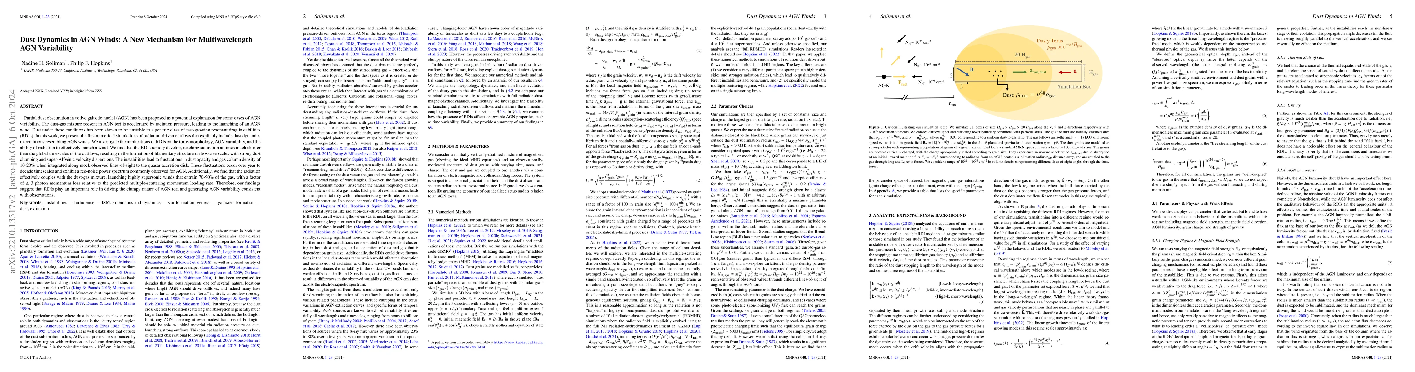 Thumbnail for Dust Dynamics in AGN Winds: A New Mechanism For Multiwavelength AGN
  Variability