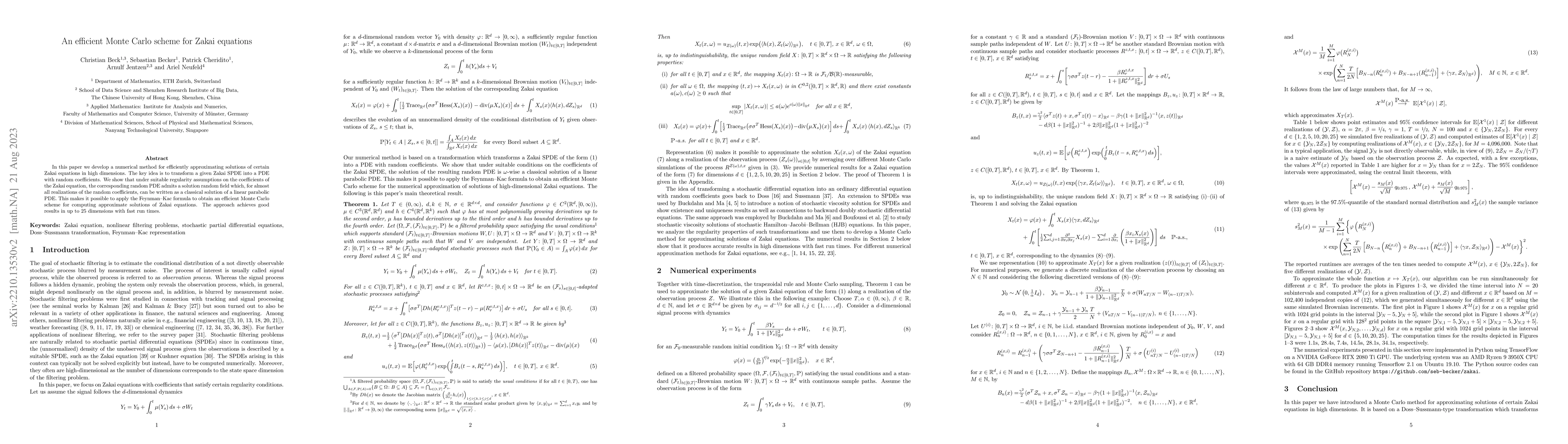 Thumbnail for An efficient Monte Carlo scheme for Zakai equations