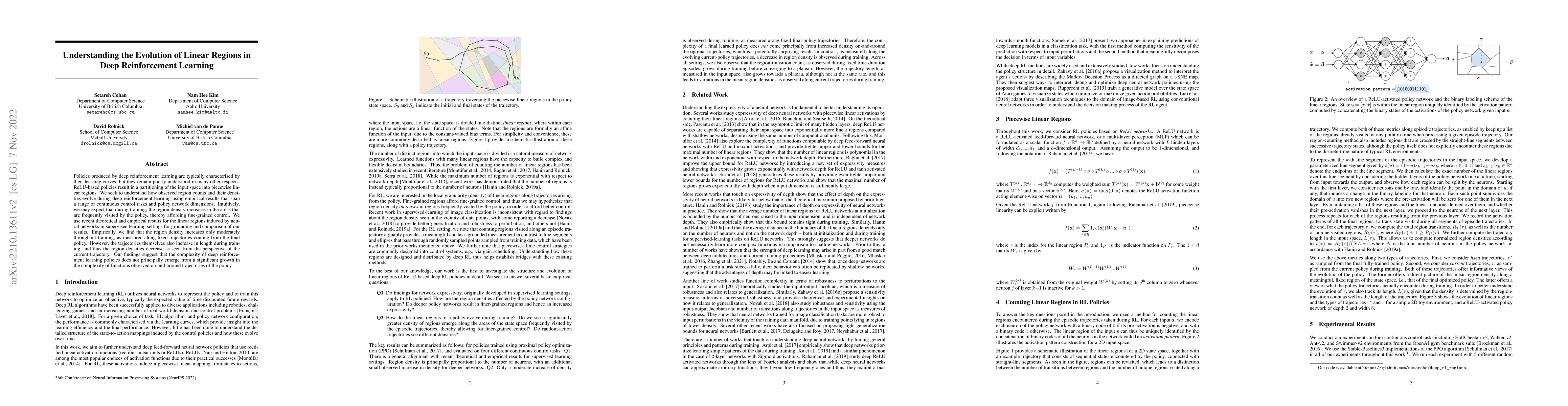 Thumbnail for Understanding the Evolution of Linear Regions in Deep Reinforcement
  Learning
