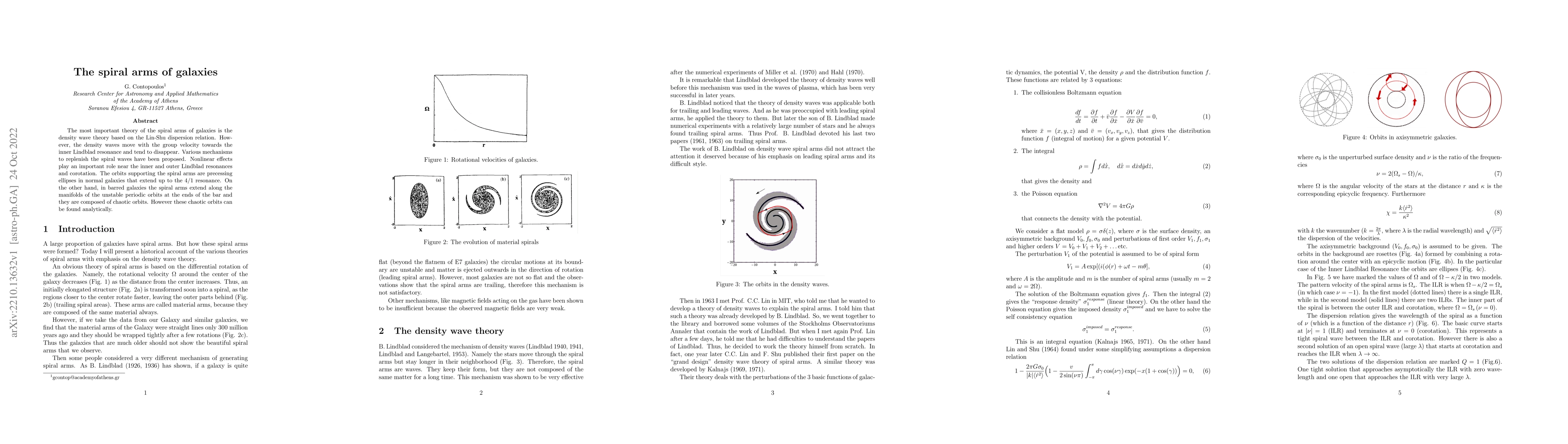 Thumbnail for The spiral arms of galaxies