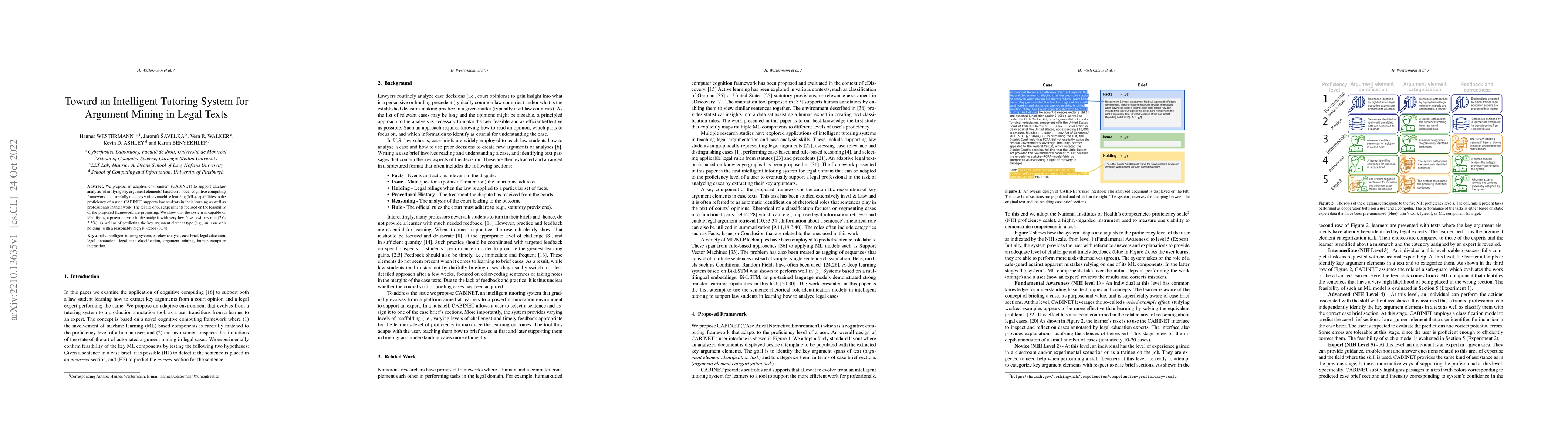 Thumbnail for Toward an Intelligent Tutoring System for Argument Mining in Legal Texts