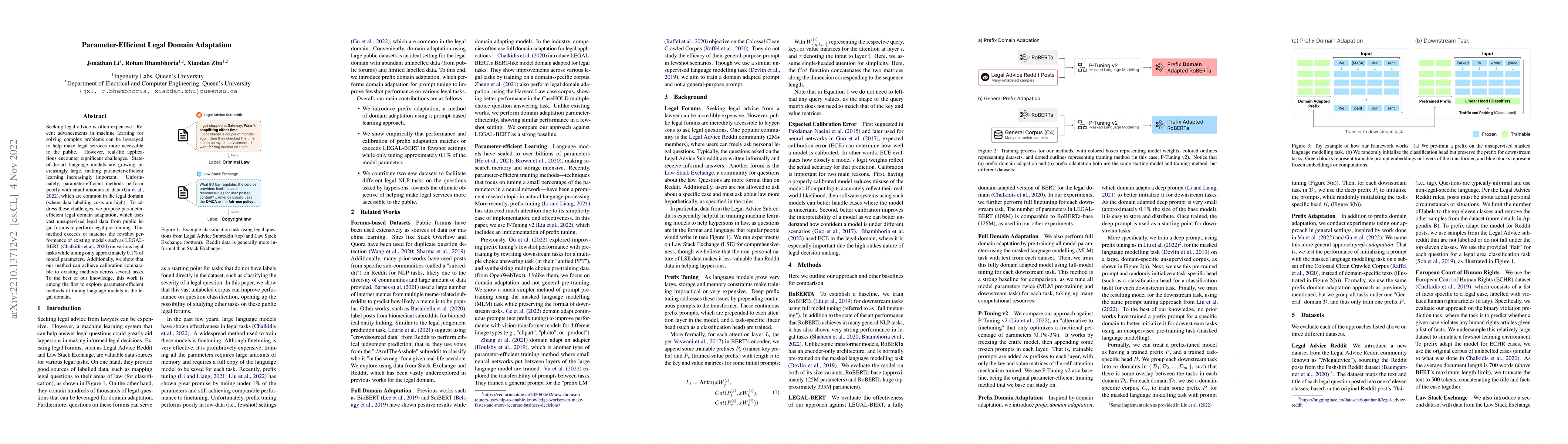 Thumbnail for Parameter-Efficient Legal Domain Adaptation