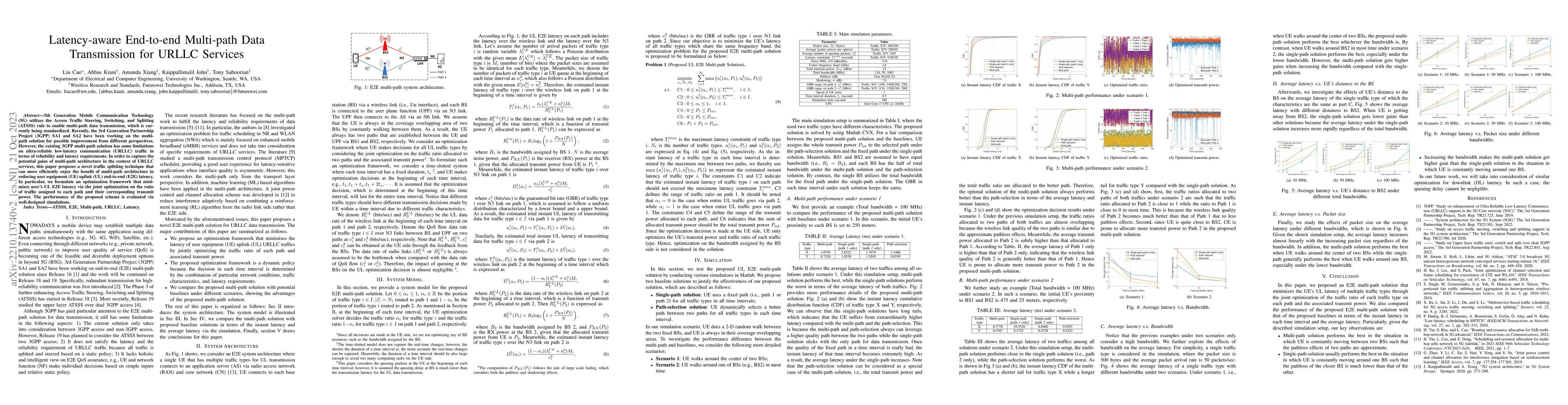 Thumbnail for Latency-aware End-to-end Multi-path Data Transmission for URLLC Services