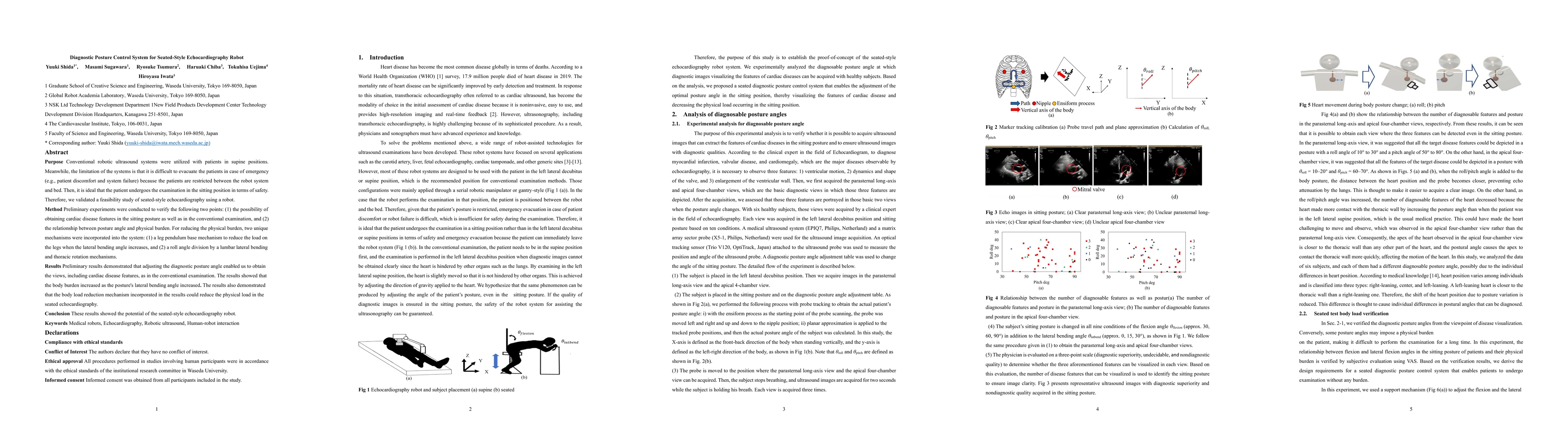Thumbnail for Diagnostic Posture Control System for Seated-Style Echocardiography
  Robot