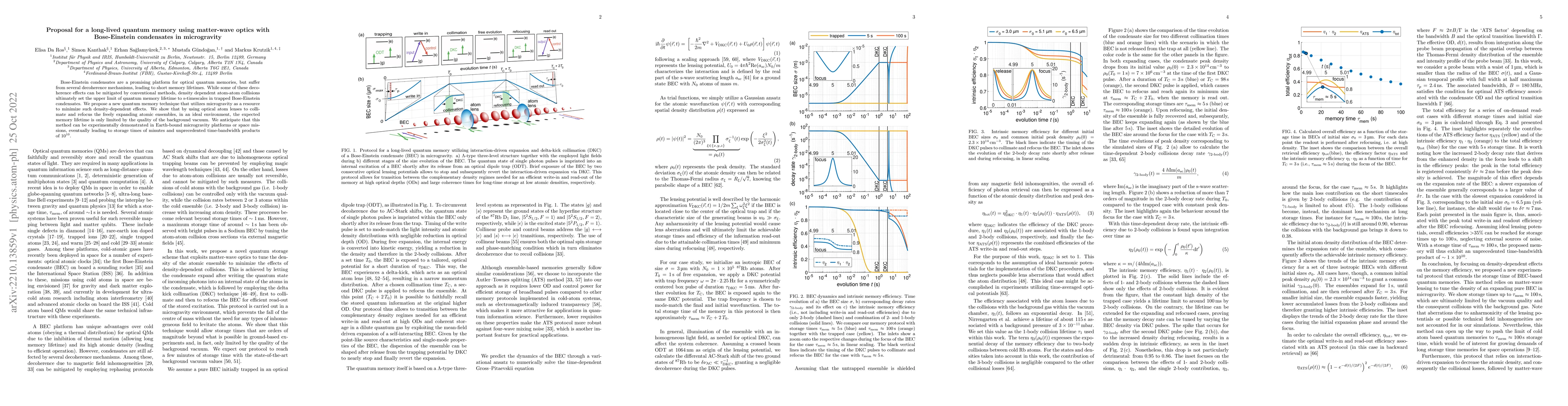 Thumbnail for Proposal for a long-lived quantum memory using matter-wave optics with
  Bose-Einstein condensates in microgravity