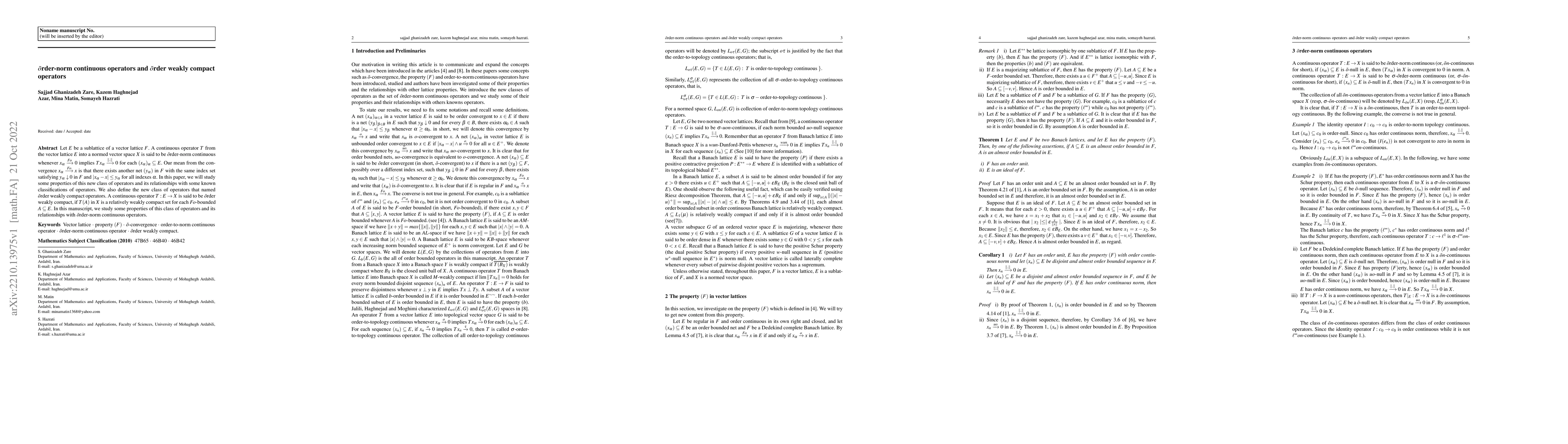 Thumbnail for $\tilde{o}$rder-norm continuous operators and $\tilde{o}$rder weakly
  compact operators
