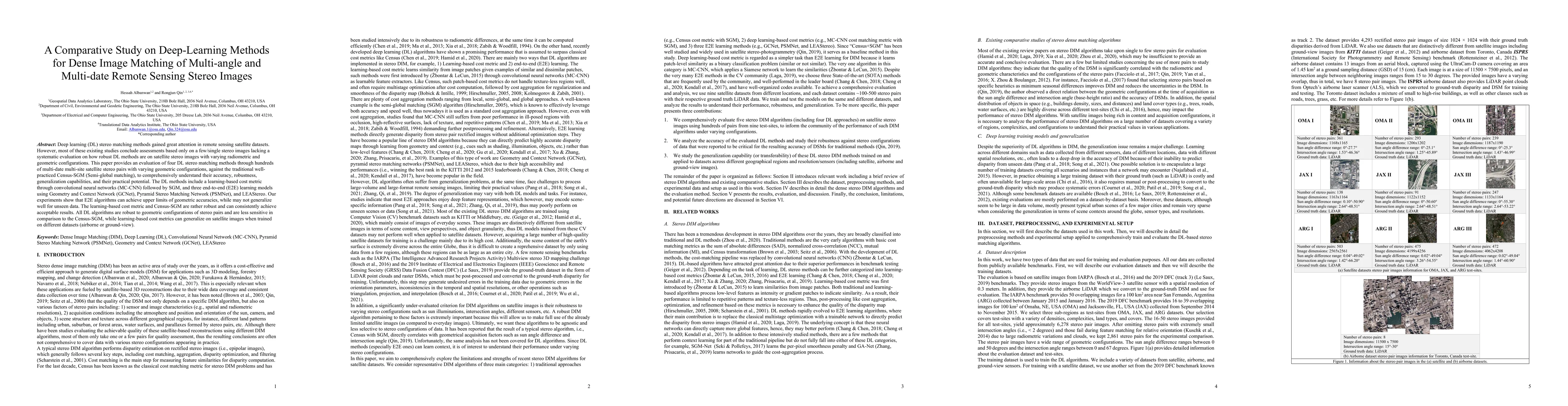 Thumbnail for A Comparative Study on Deep-Learning Methods for Dense Image Matching of
  Multi-angle and Multi-date Remote Sensing Stereo Images