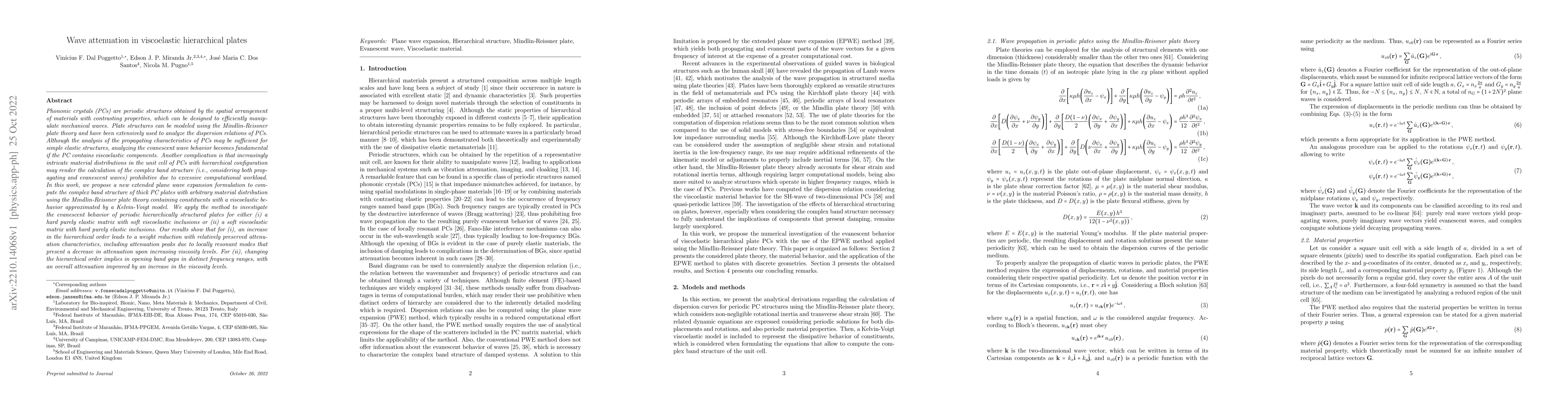 Thumbnail for Wave attenuation in viscoelastic hierarchical plates